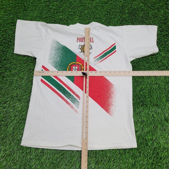 Vintage Portugal Soccer Shirt Medium 21x26 Football - Picture 6 of 13